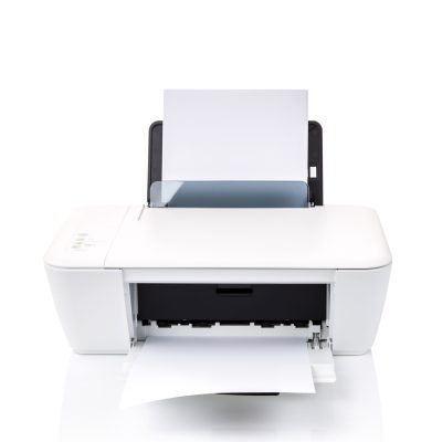 Printer isolated on a white background Printer isolated on a white background